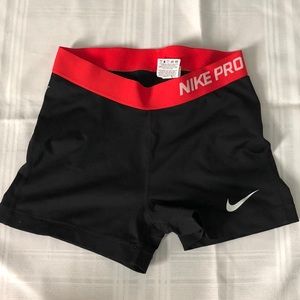 Nike Pro 3” Spandex Shorts Size Medium